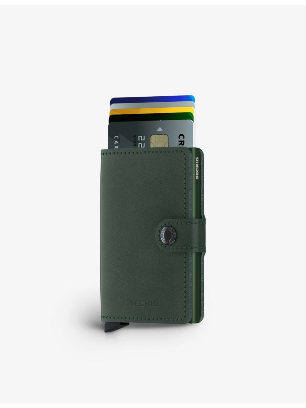 Secrid Orginal Miniwallet logo-embossed leather wallet, UK version