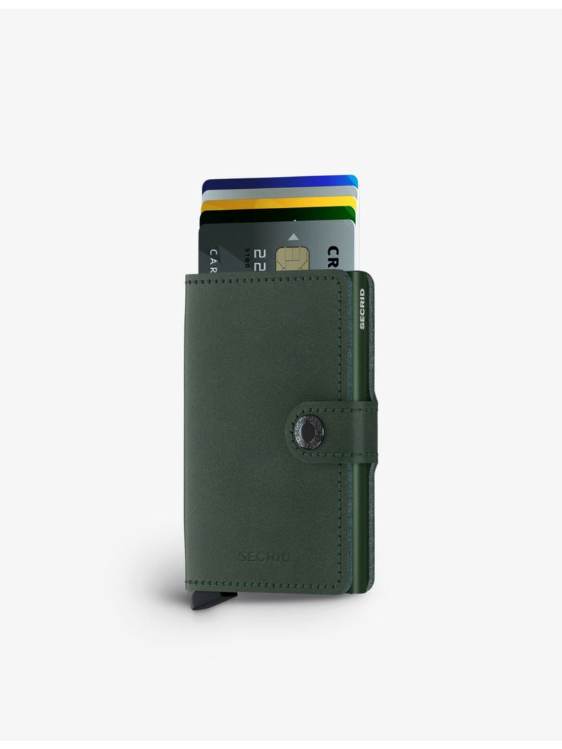 Secrid Orginal Miniwallet logo-embossed leather wallet, UK version