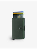 Secrid Orginal Miniwallet logo-embossed leather wallet, UK version