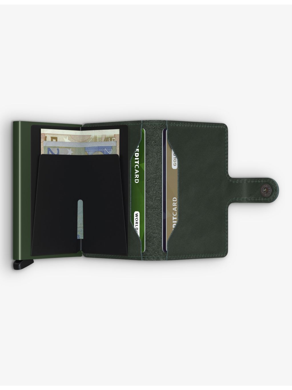 Secrid Orginal Miniwallet logo-embossed leather wallet, UK version