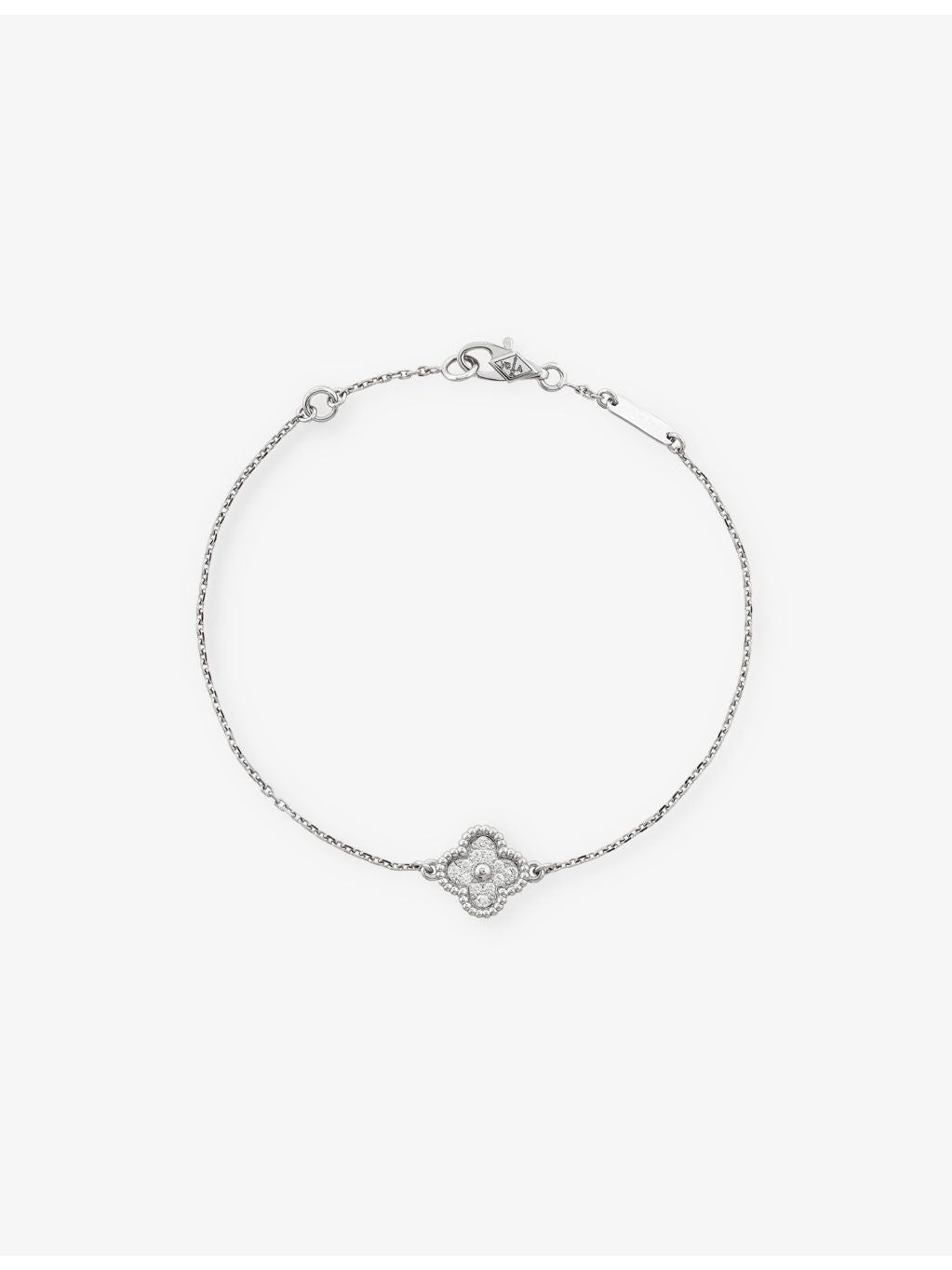 Van Cleef & Arpels Sweet Alhambra diamond bracelet 0.08ct (British brand)