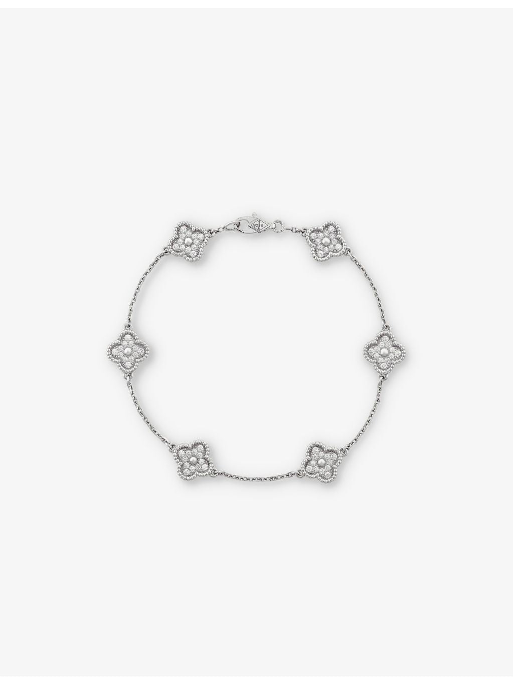 Van Cleef Arpels Sweet Alhambra diamond bracelet 0.48ct, imported from the UK