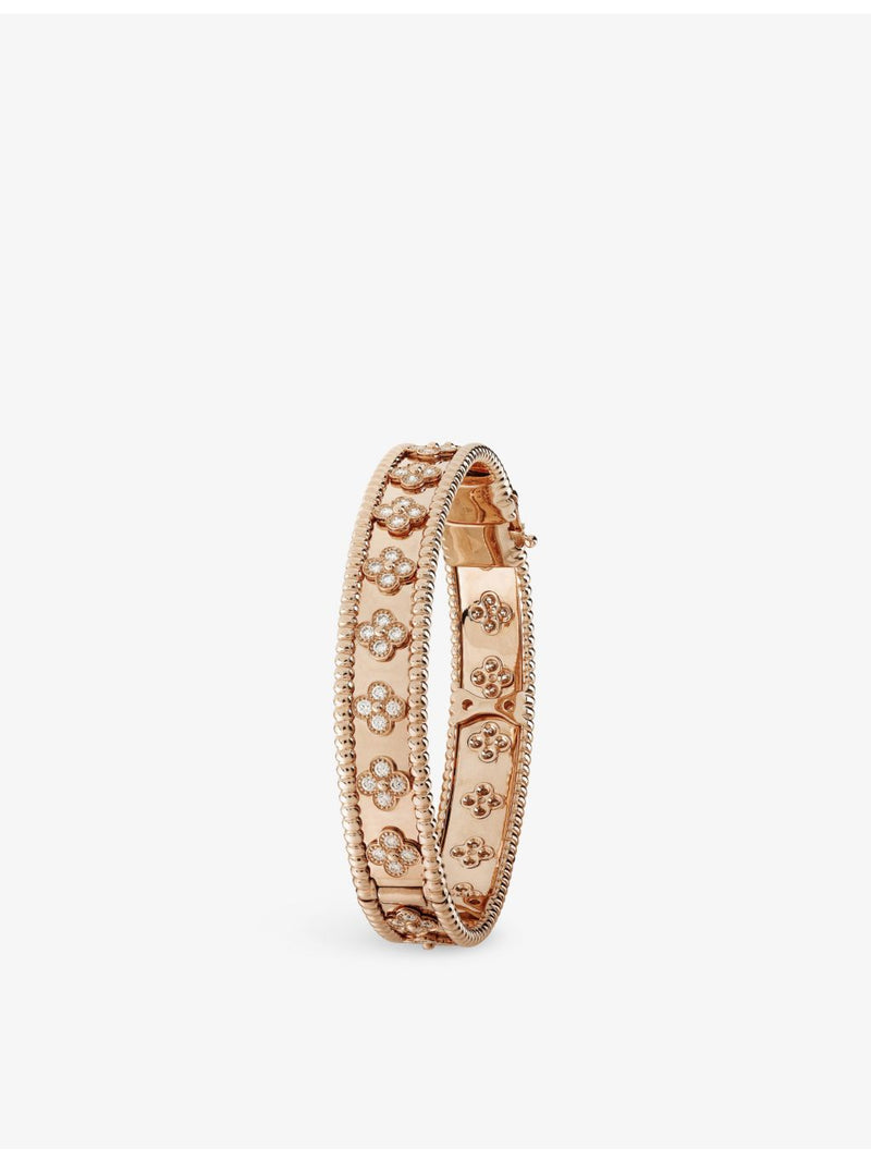 Van Cleef & Arpels Perlée Clover diamond bracelet, imported from the UK