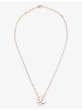 Van Cleef & Arpels Butterfly rose gold mother-of-pearl necklace, UK version