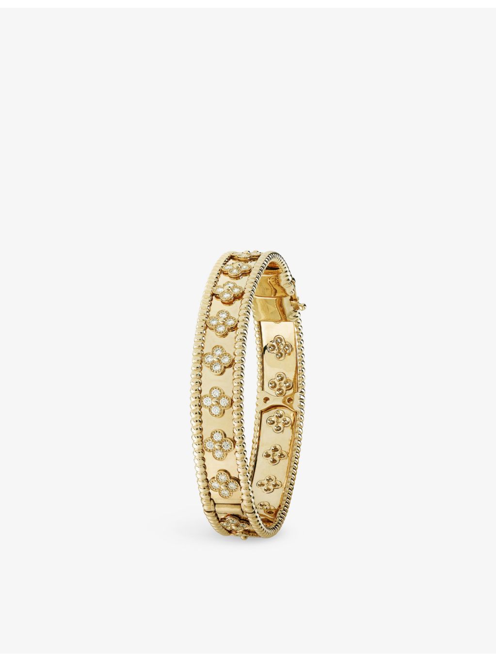 Van Cleef & Arpels medium yellow-gold diamond bracelet, imported from the UK