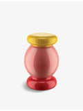 Alessi Ettore Sottsass beech-wood salt and pepper castor 11cm (British brand)
