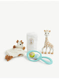 Sophie the Giraffe baby gift set with teether and muslin, UK version