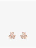 Van Cleef Arpels Frivole 18ct rose gold diamond earrings 0.42ct, UK version