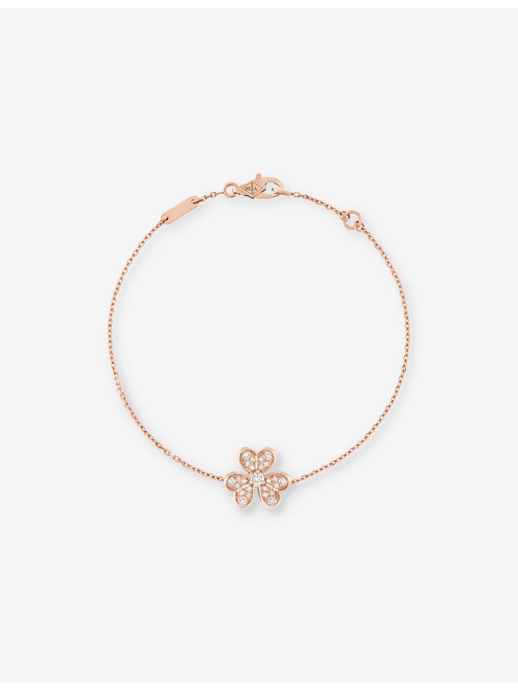 Van Cleef & Arpels Frivole mini bracelet 18ct rose gold (British brand)