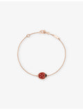 Van Cleef & Arpels Lucky Spring carnelian onyx bracelet 17cm (British brand)