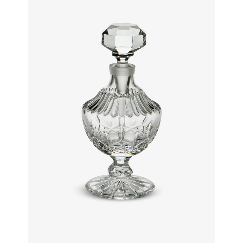 Waterford Lismore crystal perfume bottle 15cm wide, UK version
