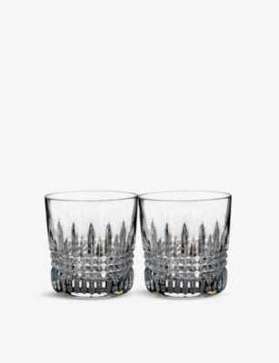 Waterford Lismore Diamond tumbler glasses set of two - British product