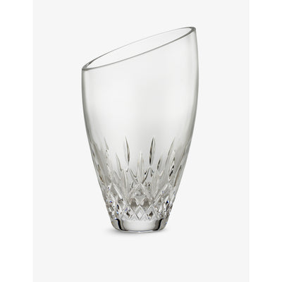 selfridges Waterford Lismore Essence Angled Crystal Vase 26cm- Buy online at McGrocer