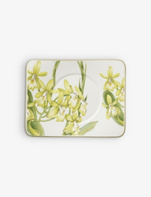 Villeroy & Boch Amazonia porcelain saucer 17cm floral print - British product