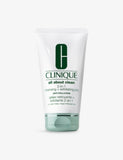 Clinique 2-in-1 cleansing and exfoliating jelly 150ml, imported from the UK