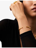 Missoma 18ct gold-plated brass cuff bracelet with claw design, UK version