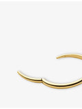 Missoma 18ct gold-plated brass cuff bracelet with claw design, UK version