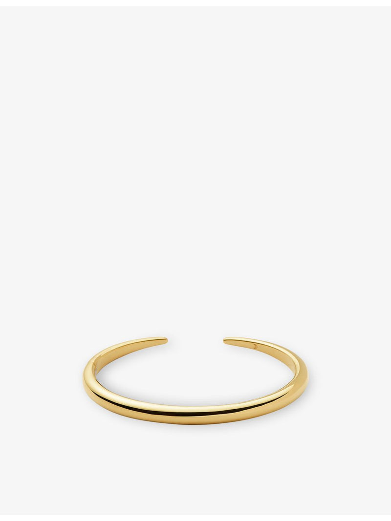 Missoma 18ct gold-plated brass cuff bracelet with claw design, UK version