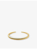 Missoma 18ct gold-plated brass cuff bracelet with claw design, UK version