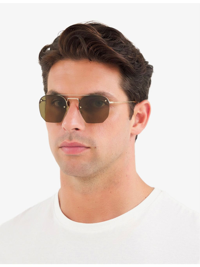 Saint Laurent rimless aviator-frame sunglasses 52mm (British brand)