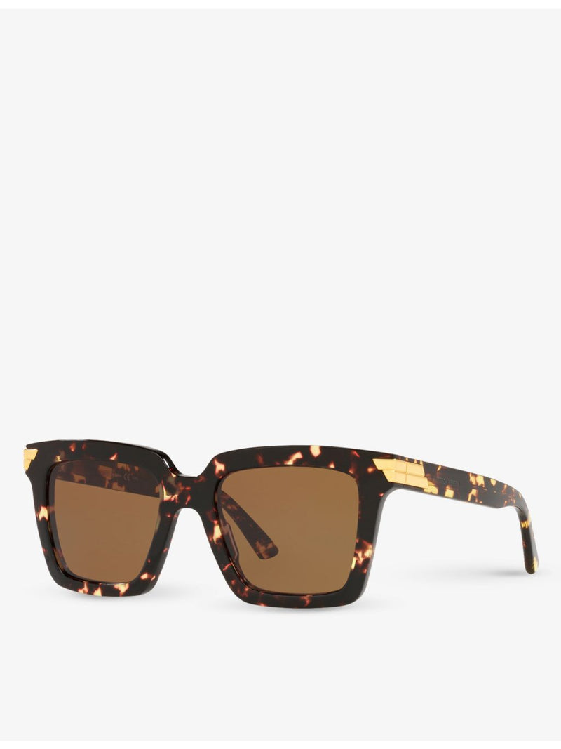 Bottega Veneta BV1005S square-frame acetate sunglasses, imported from the UK