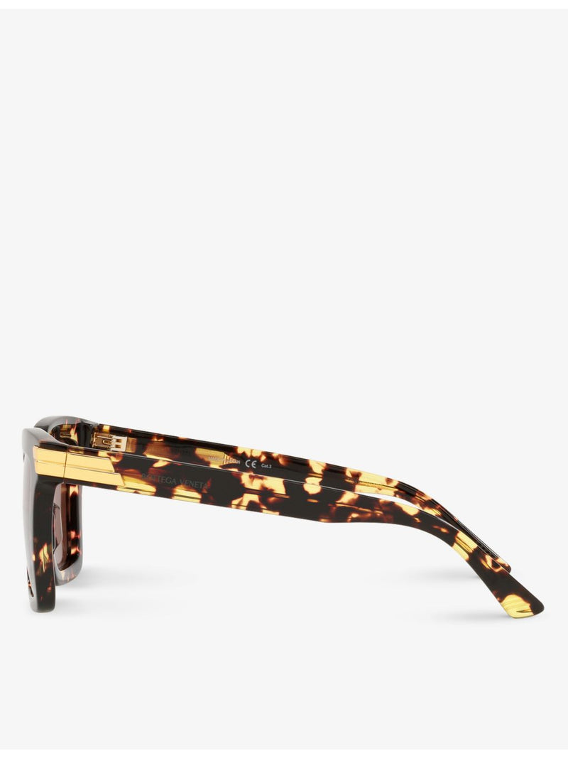 Bottega Veneta BV1005S square-frame acetate sunglasses, imported from the UK