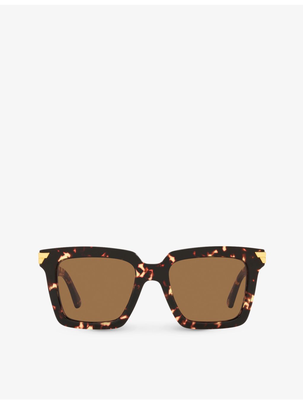 Bottega Veneta BV1005S square-frame acetate sunglasses, imported from the UK