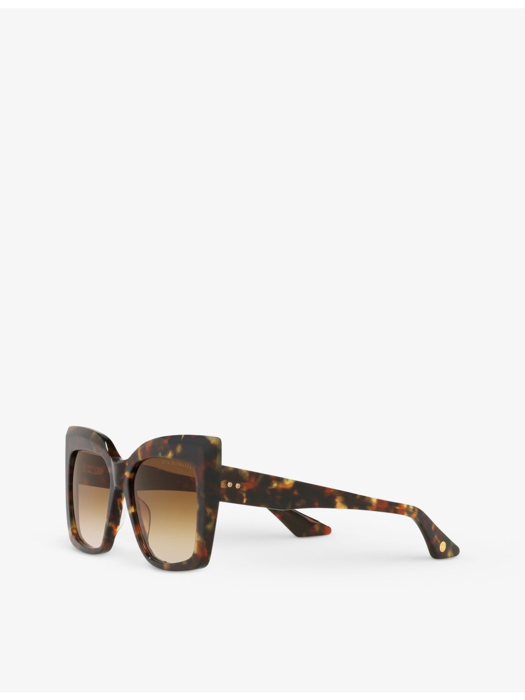 DITA square-frame acetate sunglasses with 6.4cm lens width - British product