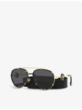 Versace VE2232 aviator sunglasses with metal frame (British brand)