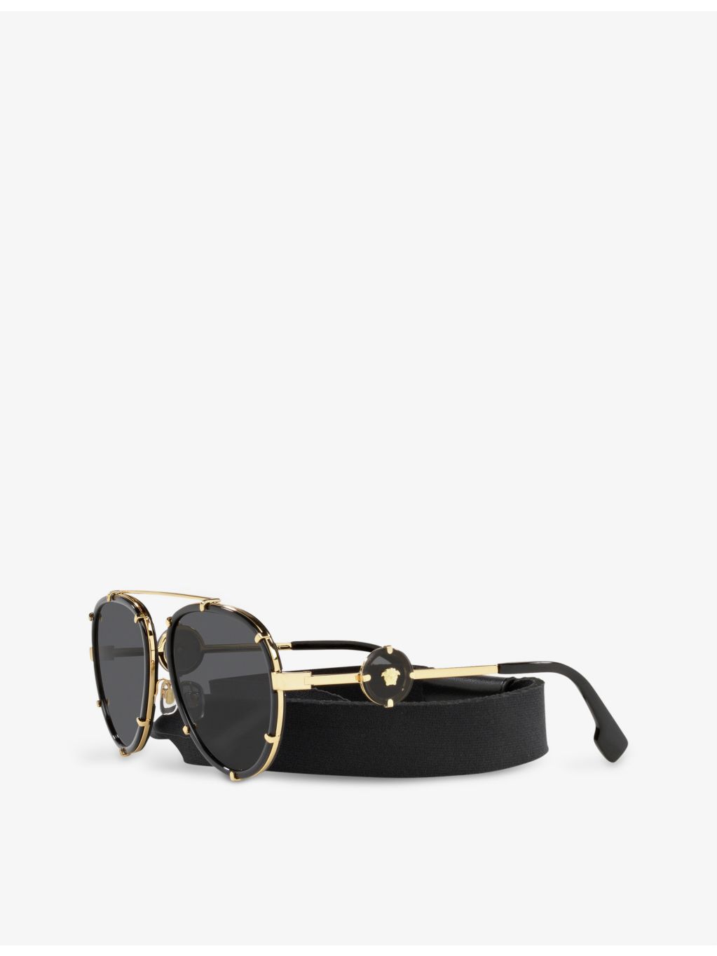 Versace VE2232 aviator sunglasses with metal frame (British brand)