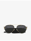 Versace VE2232 aviator sunglasses with metal frame (British brand)