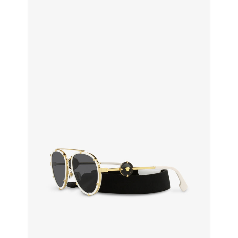 Versace aviator sunglasses VE2232 metal frames width 14.5cm (British brand)