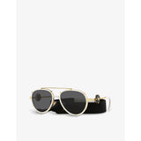 Versace aviator sunglasses VE2232 metal frames width 14.5cm (British brand)
