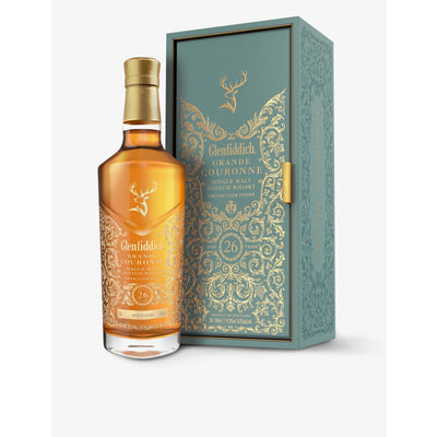 selfridges Glenfiddich Grande Couronne 26-year-old Single Malt Scotch Whisky 700ml- Buy online at McGrocer