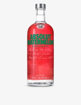 Absolut watermelon vodka 700ml bottle (British brand)