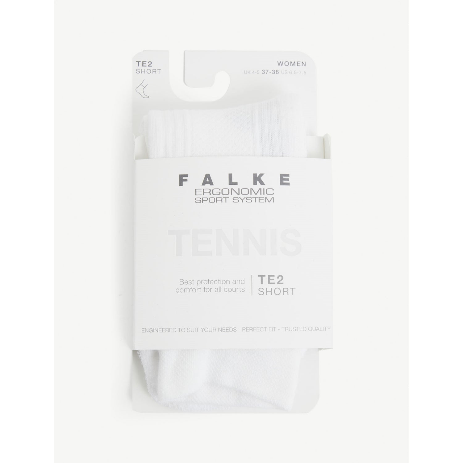 Falke TE4 tennis socks nylon and cotton blend - British product