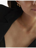Monica Vinader 18ct gold-plated vermeil choker necklace 35-40cm - British product