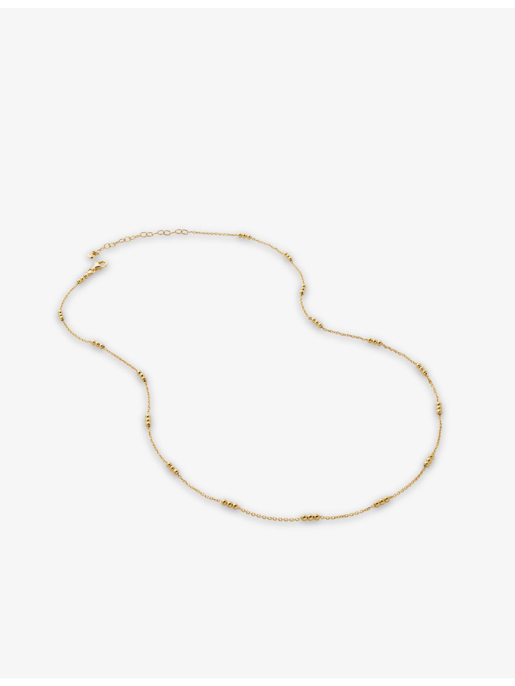 Monica Vinader 18ct gold-plated vermeil choker necklace 35-40cm - British product
