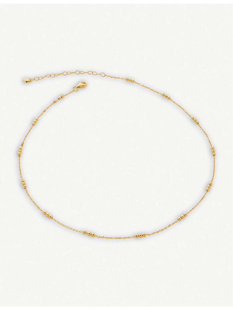 Monica Vinader 18ct gold-plated vermeil necklace, UK version