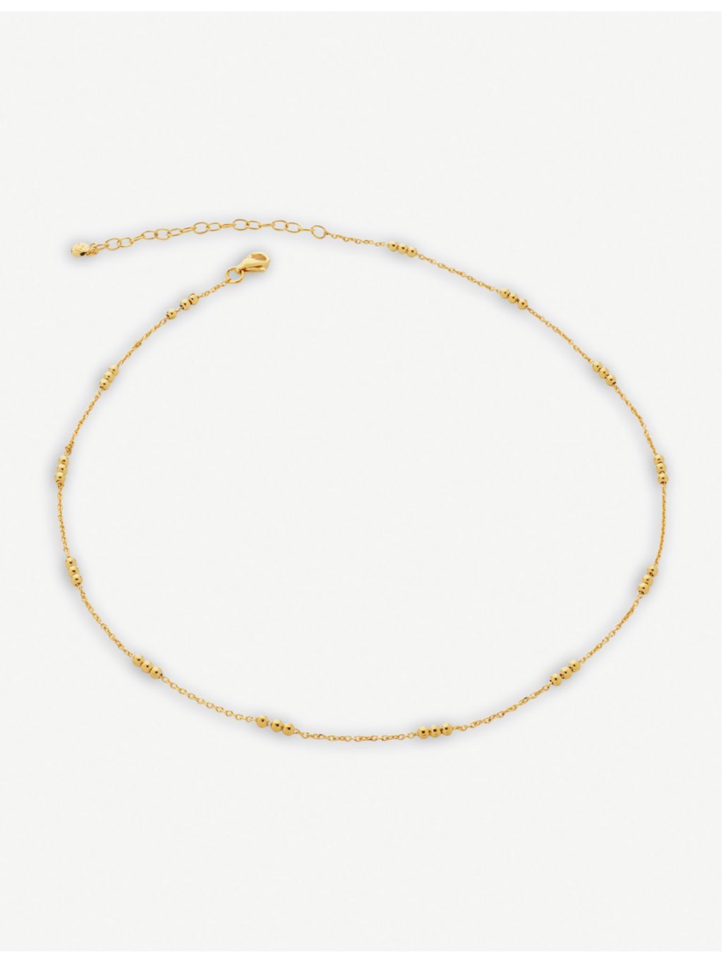 Monica Vinader 18ct gold-plated vermeil necklace, UK version