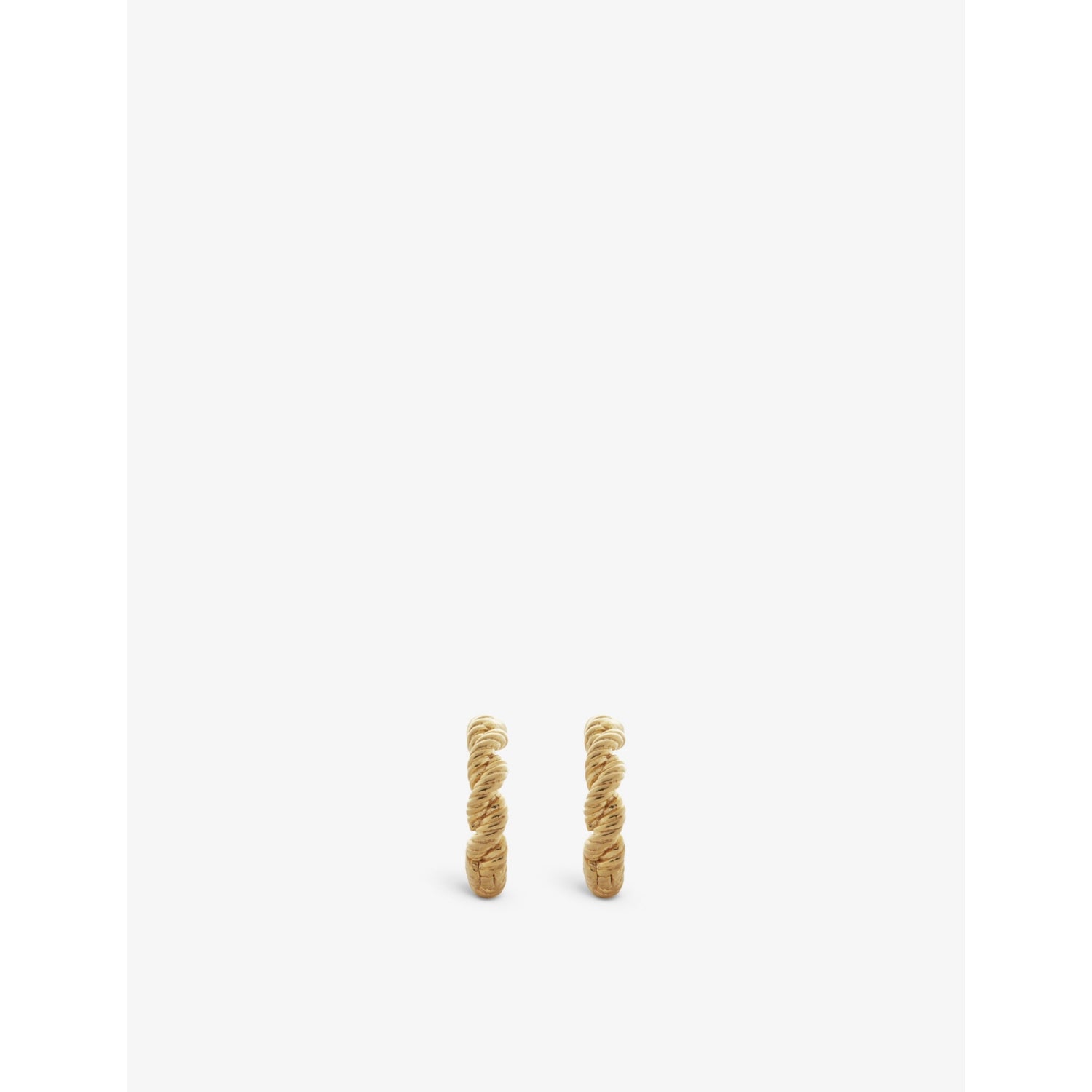 Monica Vinader Corda huggie earrings 9.2mm in gold vermeil - British product