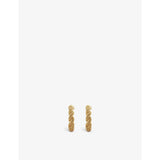 Monica Vinader Corda huggie earrings 9.2mm in gold vermeil - British product