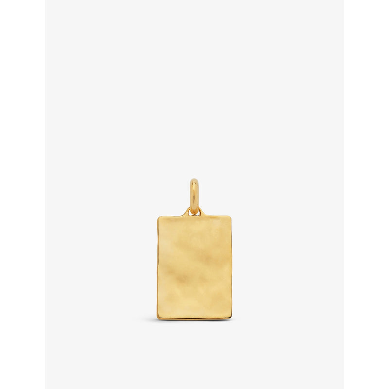 Monica Vinader Talisman Heart pendant 18ct gold-plated vermeil 2cm - British product
