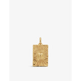Monica Vinader Talisman Heart pendant 18ct gold-plated vermeil 2cm - British product