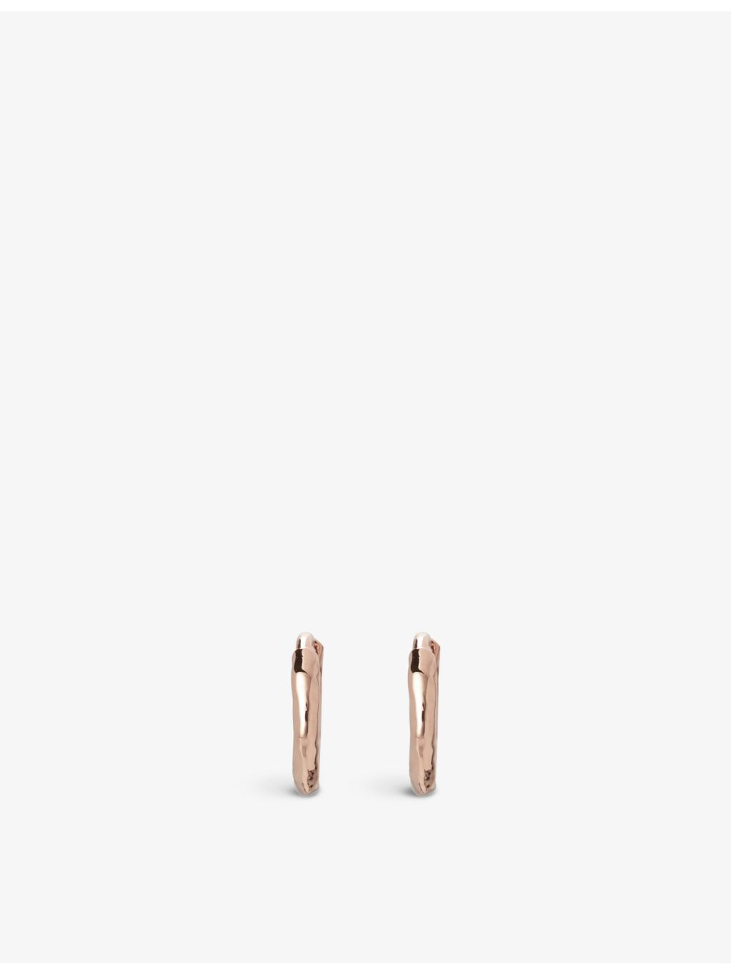 Monica Vinader Muse Mini huggie earrings 18ct rose gold vermeil, (British brand)