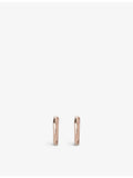 Monica Vinader Muse Mini huggie earrings 18ct rose gold vermeil, (British brand)