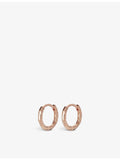 Monica Vinader Muse Mini huggie earrings 18ct rose gold vermeil, (British brand)