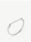 Monica Vinader skinny sterling silver bangle bracelet, imported from the UK