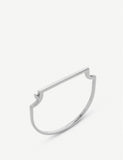 Monica Vinader Signature Skinny Sterling Silver Bangle Bracelet