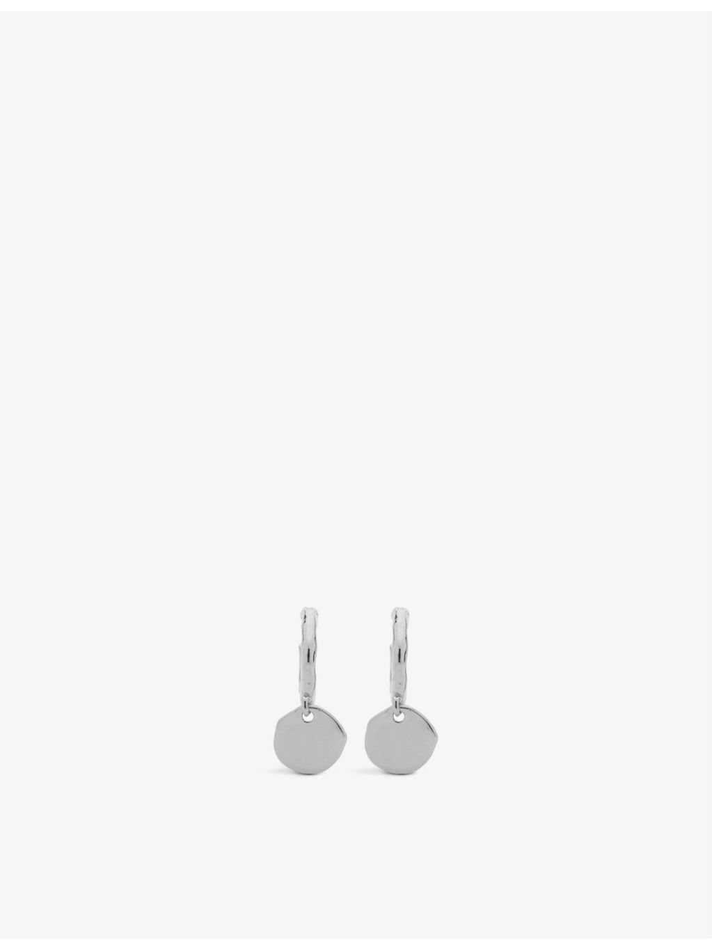 Monica Vinader Siren Muse drop earrings in sterling silver - British product
